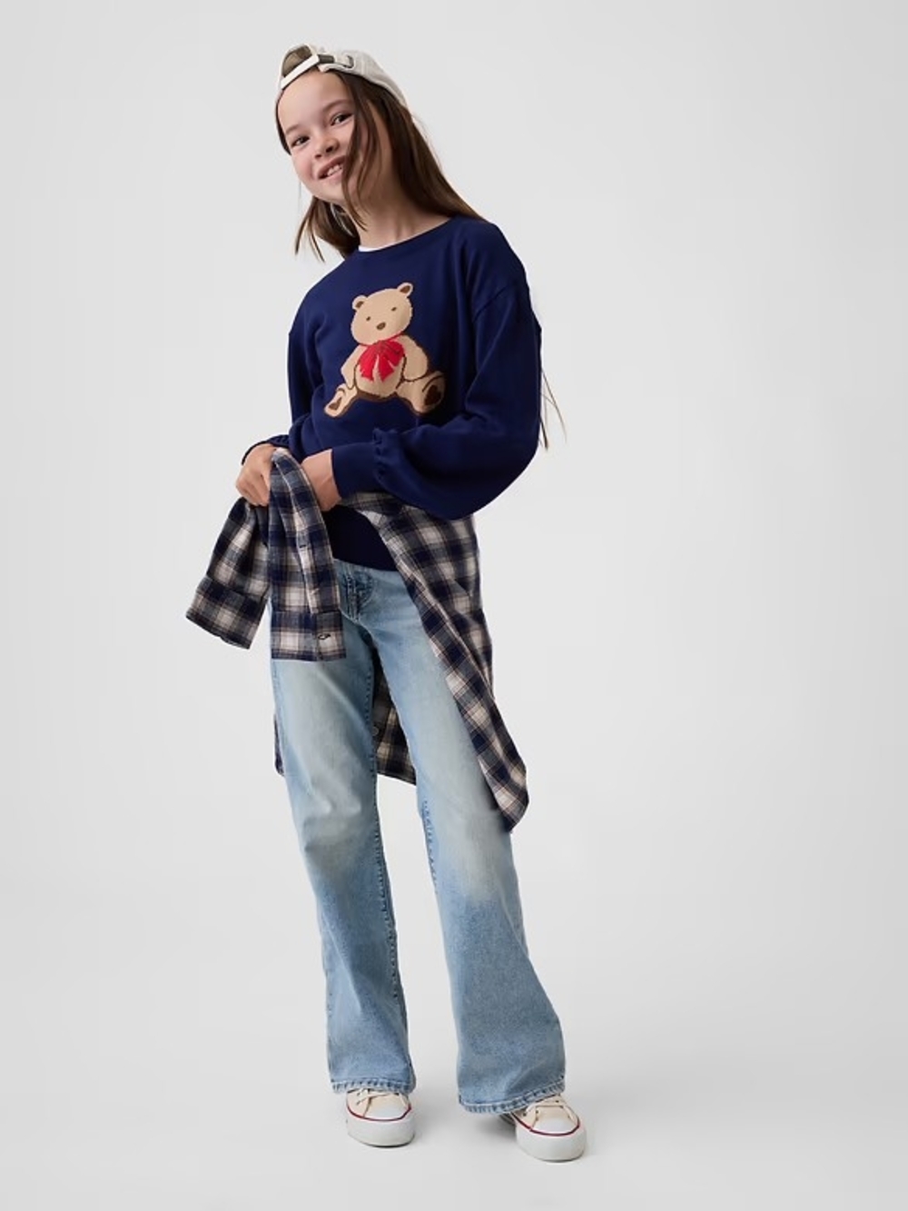 EUC- GAP Girls High Rise '70s Flare Jeans Light Blue Size 14